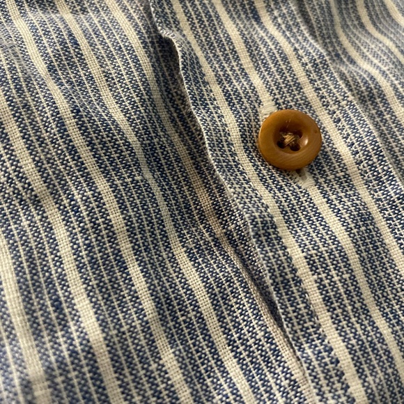 Mens Medium UNTUCKit Linen Button-Down Shirt - Great Condition - Picture 2 of 7